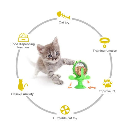 SnackSpin™ – Juguete Interactivo de Premios para Gatos